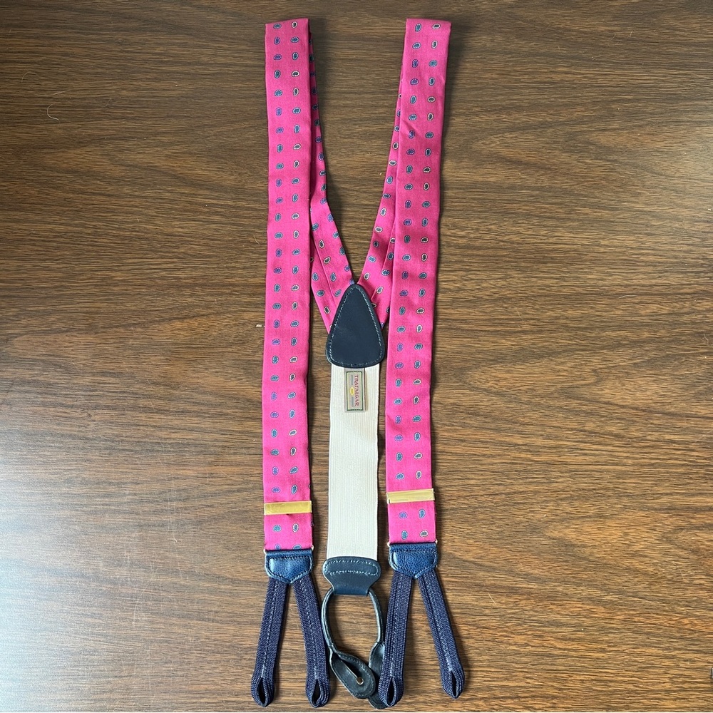 Vintage Trafalgar Silk Formal Braces - 44” Fully Extended